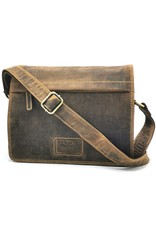 Hunters Leather Shoulder bags  Leather crossbody bags - Hunters Crossbody with Straight Cover Medium size