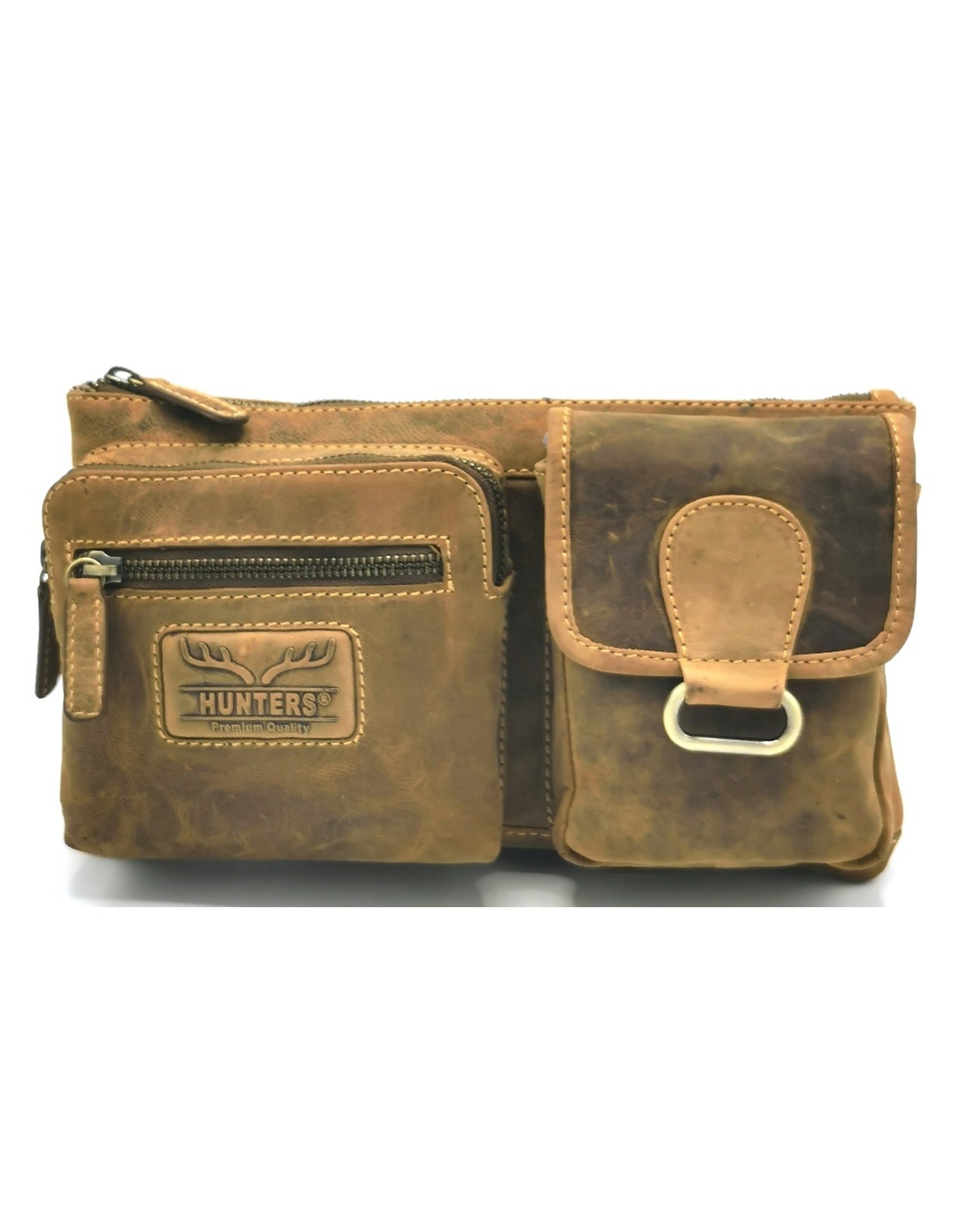 Hunters Leather Festival bags, waist bags and belt bags - Hunters Waist bag - Crossbody bag Buffalo Leather