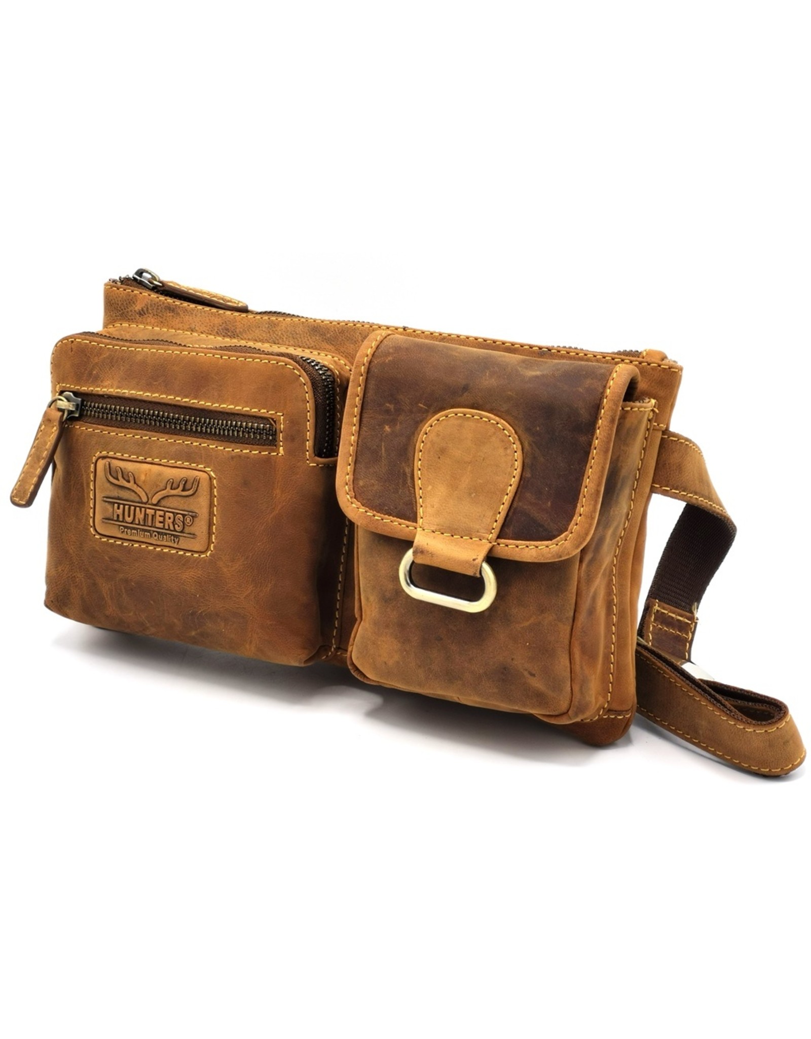 Hunters Leather Festival bags, waist bags and belt bags - Hunters Waist bag - Crossbody bag Buffalo Leather