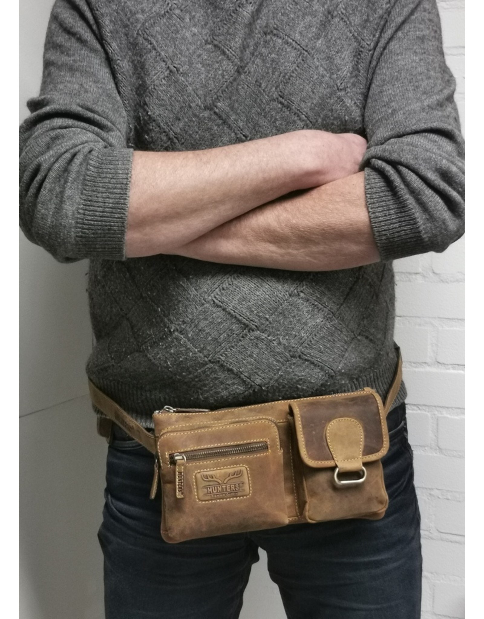 Hunters Leather Festival bags, waist bags and belt bags - Hunters Waist bag - Crossbody bag Buffalo Leather