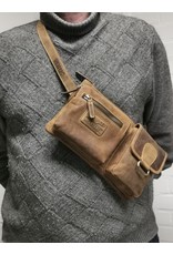 Hunters Leather Festival bags, waist bags and belt bags - Hunters Waist bag - Crossbody bag Buffalo Leather