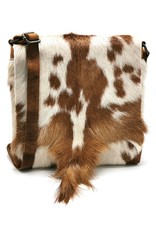 Hide & Stitches Leather bags - Hide & Stitches Leather Shoulder bag with Fur cover