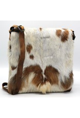 Hide & Stitches Leather bags - Hide & Stitches Leather Shoulder bag with Fur cover