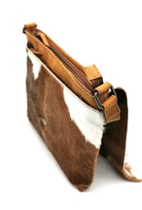 Hide & Stitches Leather bags - Hide & Stitches Leather Shoulder bag with Fur cover