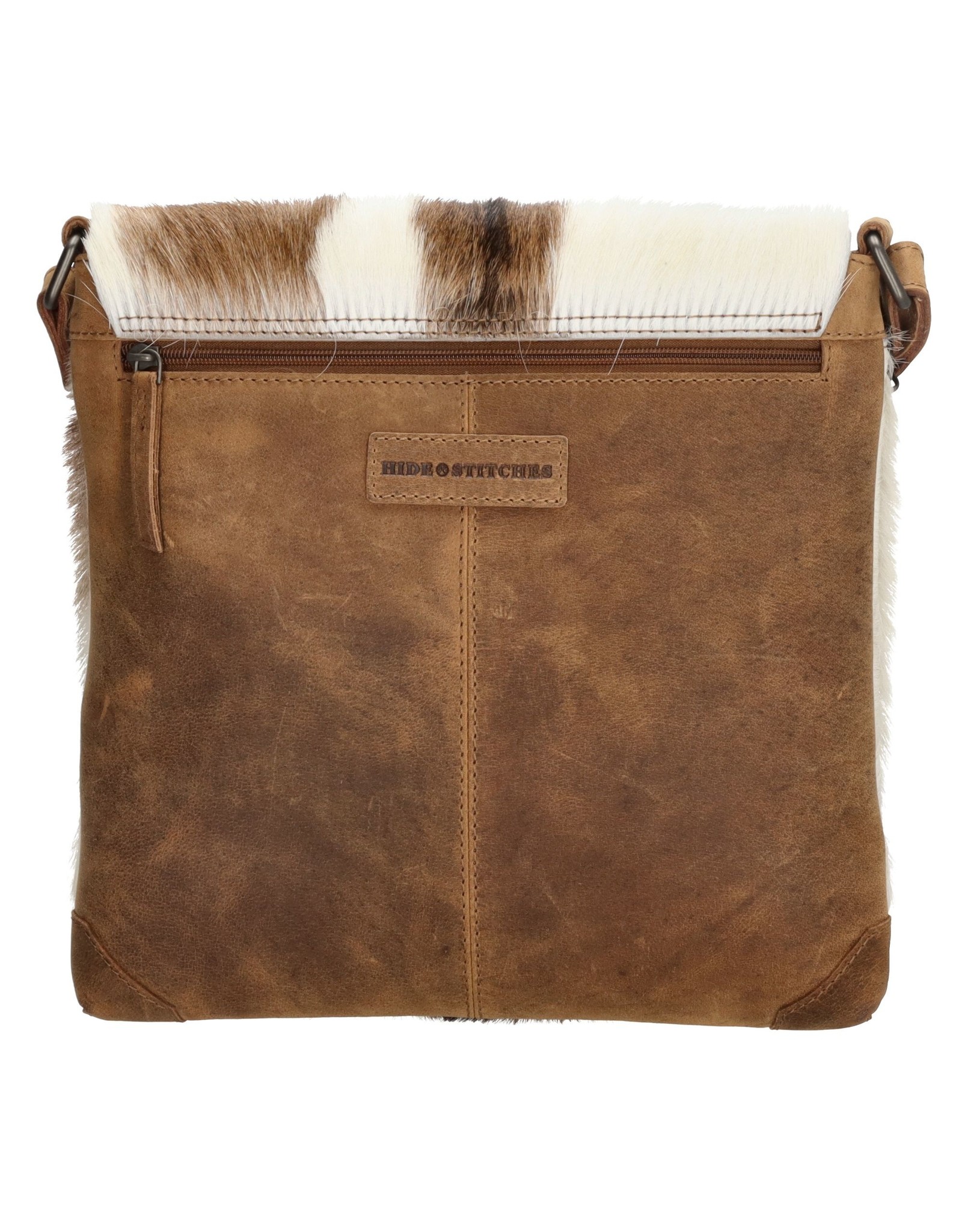 Hide & Stitches Leather bags - Hide & Stitches Leather Shoulder bag with Fur cover