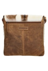 Hide & Stitches Leather bags - Hide & Stitches Leather Shoulder bag with Fur cover