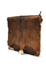 Hide & Stitches Leren tassen - Hide & Stitches Leren Schoudertas met Vacht omslag