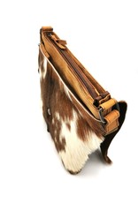 Hide & Stitches Leather bags - Hide & Stitches Leather Shoulder bag with Fur cover