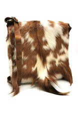 Hide & Stitches Leather bags - Hide & Stitches Leather Shoulder bag with Fur cover