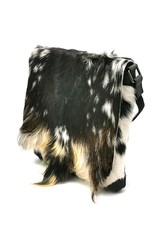 Hide & Stitches Leather bags - Hide & Stitches Leather Shoulder bag with Fur cover