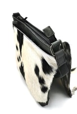 Hide & Stitches Leather bags - Hide & Stitches Leather Shoulder bag with Fur cover