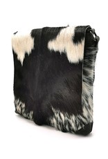 Hide & Stitches Leather bags - Hide & Stitches Leather Shoulder bag with Fur cover