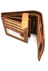 HillBurry Leather Wallets - HillBurry Leather wallet with embossed motorbike  horizontale