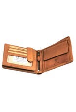 HillBurry Leather Wallets - HillBurry Leather wallet with embossed motorbike  horizontale