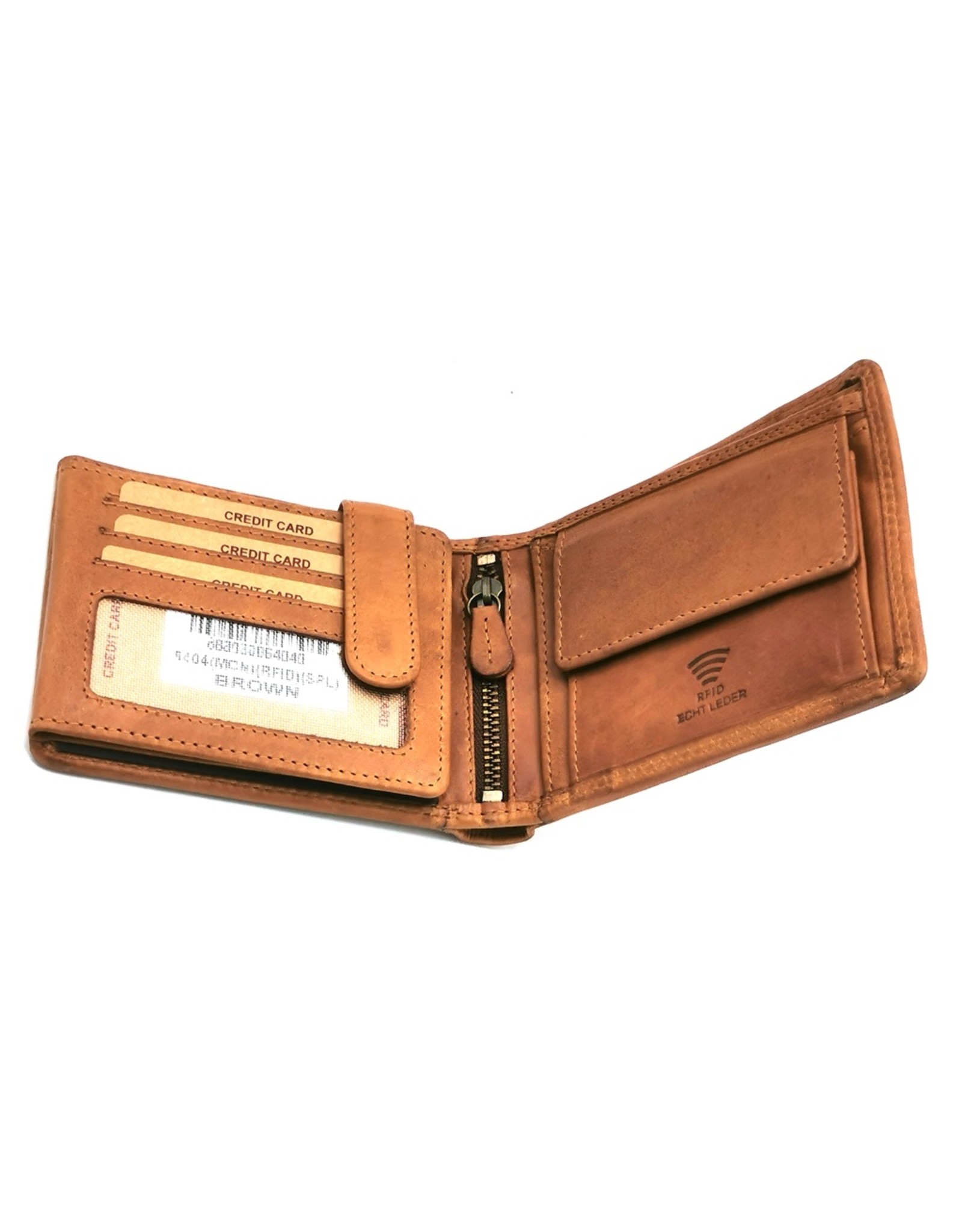 HillBurry Leather Wallets - HillBurry Leather wallet with embossed motorbike  horizontale