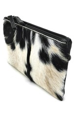 Hide & Stitches Leather Festival bags, waist bags and belt bags - Hide & Stitches Leather Shoulder Bag with Genuine Fur black