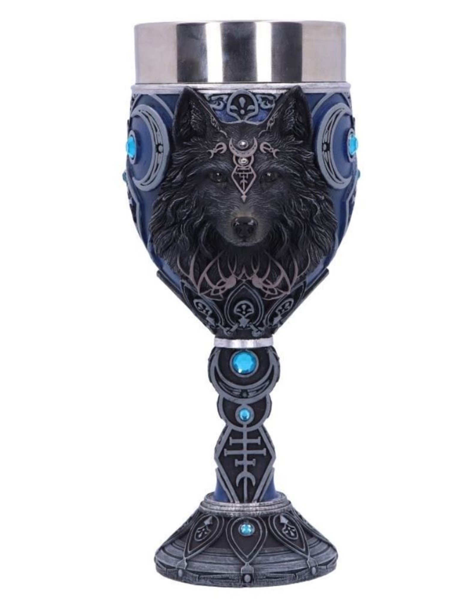 NemesisNow Giftware & Lifestyle - Wolf Moon Goblet 19.5cm