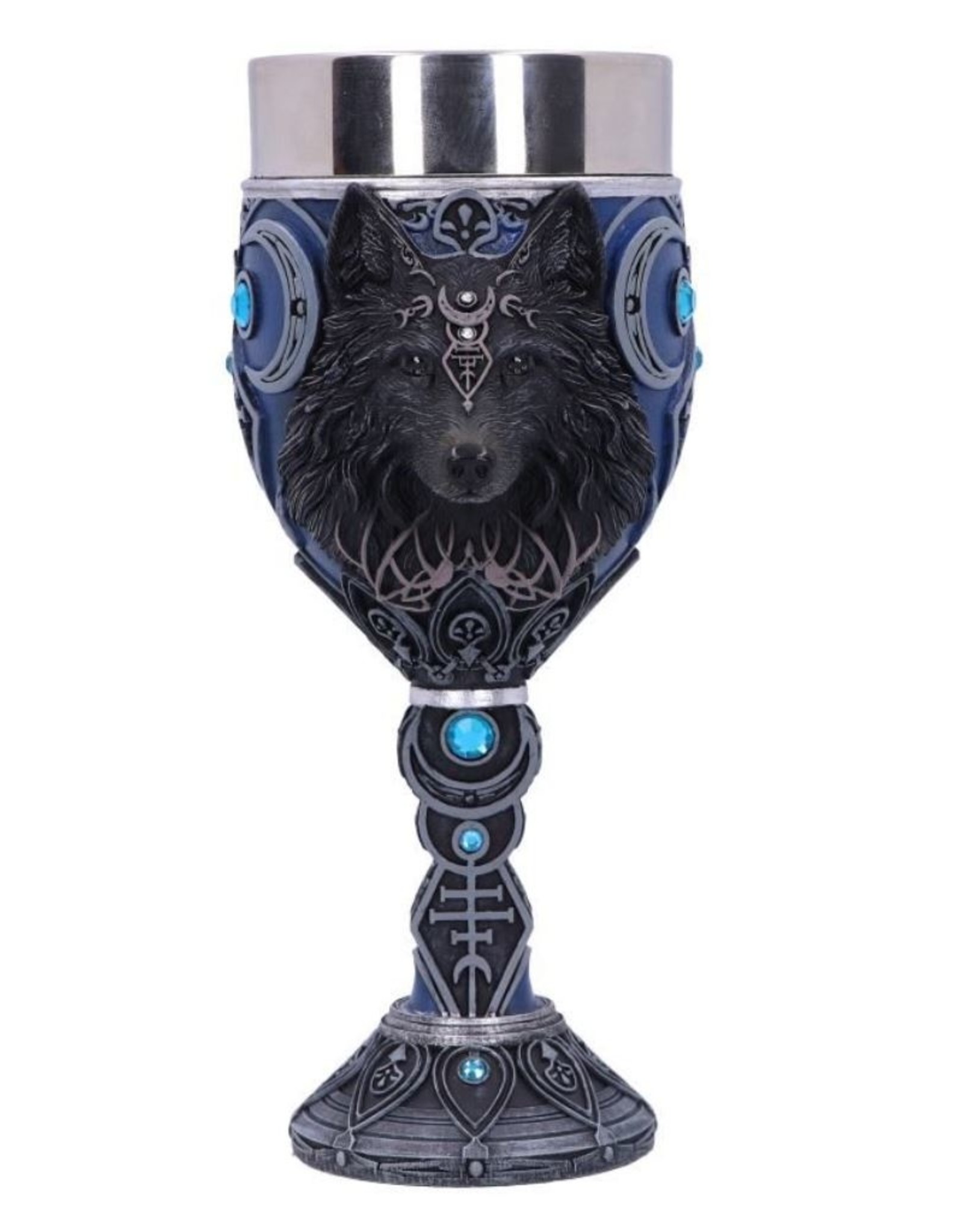 NemesisNow Giftware & Lifestyle - Wolf Moon Goblet 19.5cm