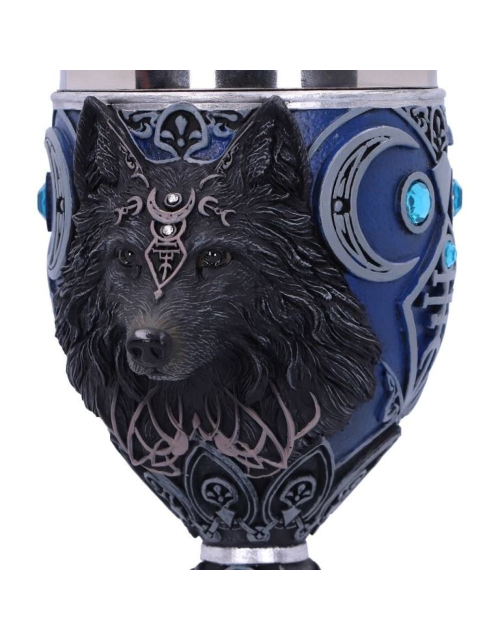 NemesisNow Giftware & Lifestyle - Wolf Moon Goblet 19.5cm