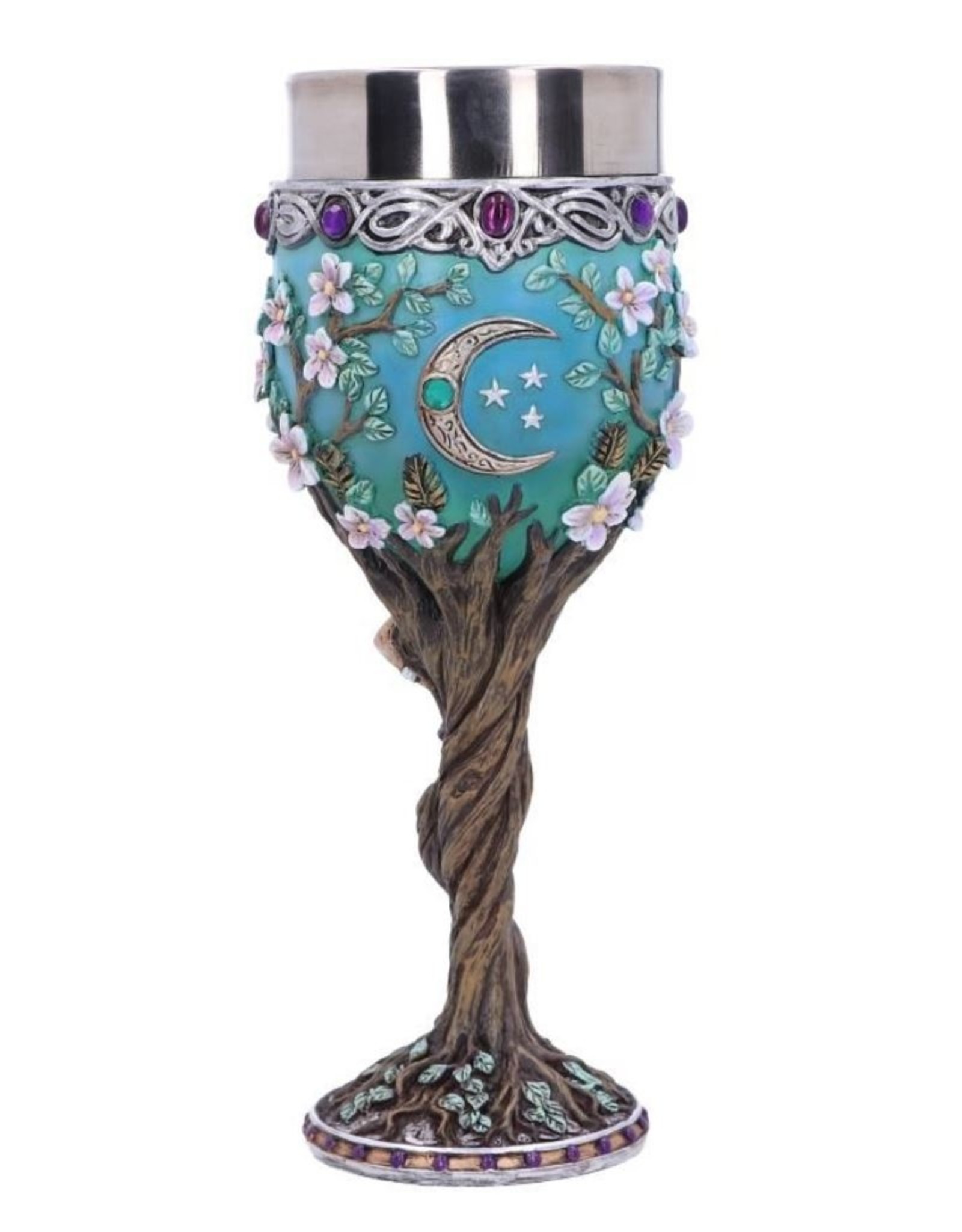 NemesisNow Tankards and Goblets - Triple Moon Goddess Maiden Goblet 20.8cm