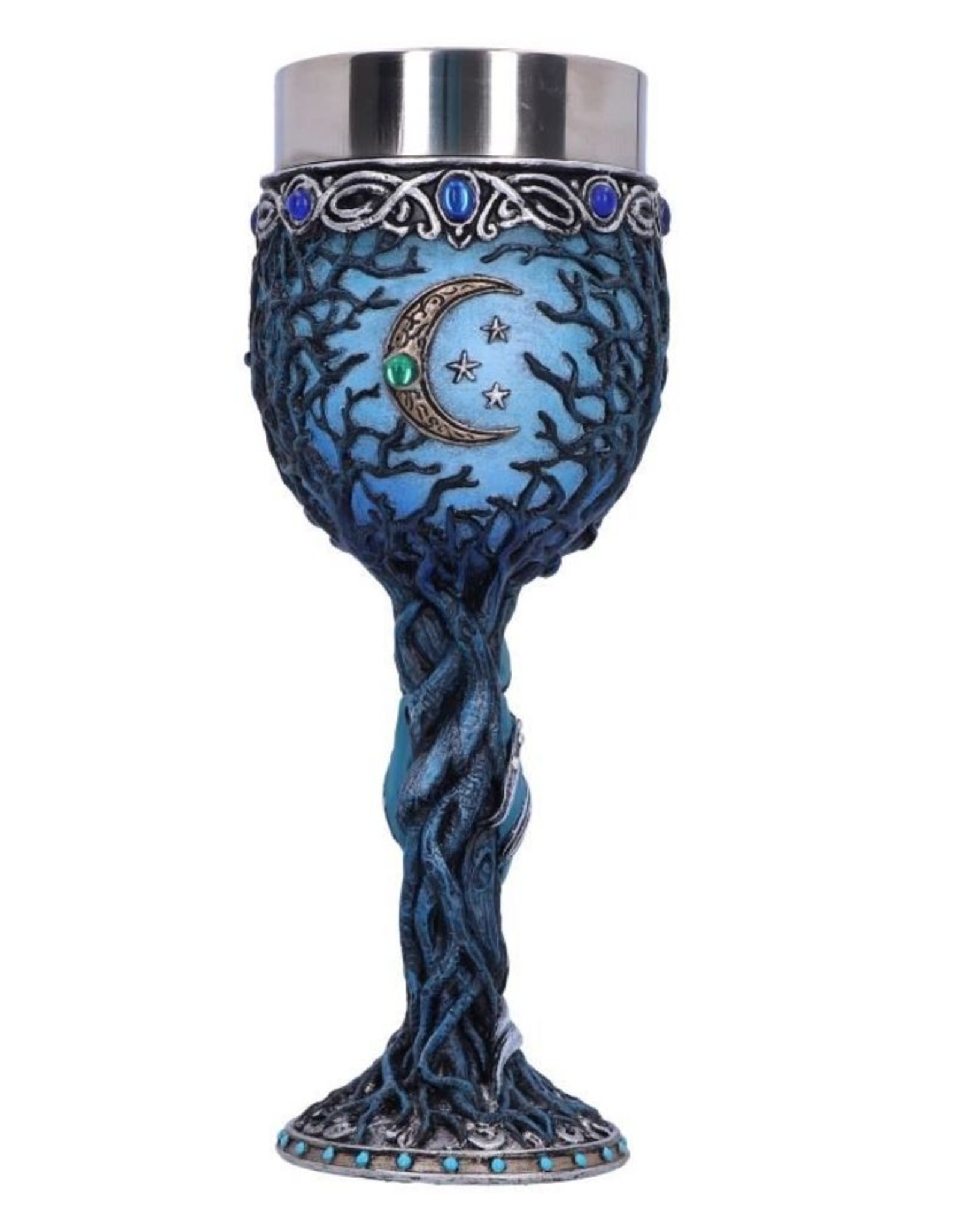 NemesisNow Tankards and Goblets - Triple Moon Crone Goblet 20.8cm