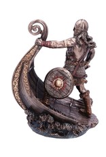 Veronese Design Giftware & Lifestyle - Halvor Viking Standing on the Prow of Viking Sloop - Veronese Design