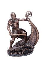 Veronese Design Giftware & Lifestyle - Halvor Viking Standing on the Prow of Viking Sloop - Veronese Design