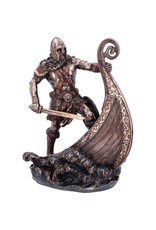 Veronese Design Giftware & Lifestyle - Halvor Viking Standing on the Prow of Viking Sloop - Veronese Design