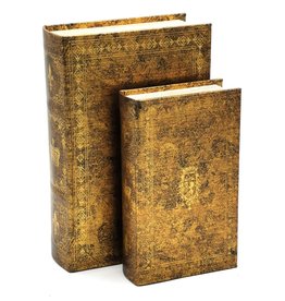 Trukado Opbergboek Antiek Goud  met Wapenschild