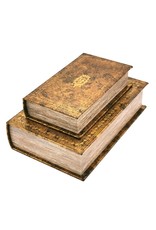 Trukado Miscellaneous - Storage Book Antique Gold with Coat of Arms