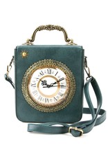 Magic Bags Retro tassen Vintage tassen - Retro Handtas met Echt Werkende Klok en Borduurwerk