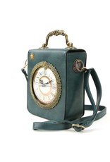 Magic Bags Retro tassen Vintage tassen - Retro Handtas met Echt Werkende Klok en Borduurwerk