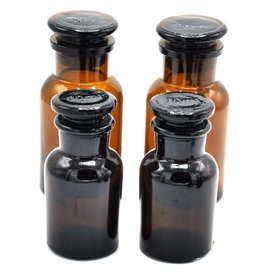 Trukado Apothecary bottle 60ml & 125ml Set of 4