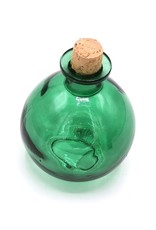 Trukado Miscellaneous - Ball Bottle Green Glass Set of 4