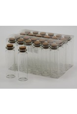 C&E Miscellaneous - Mini Fles Met Kurk Flessenstop Set van 24