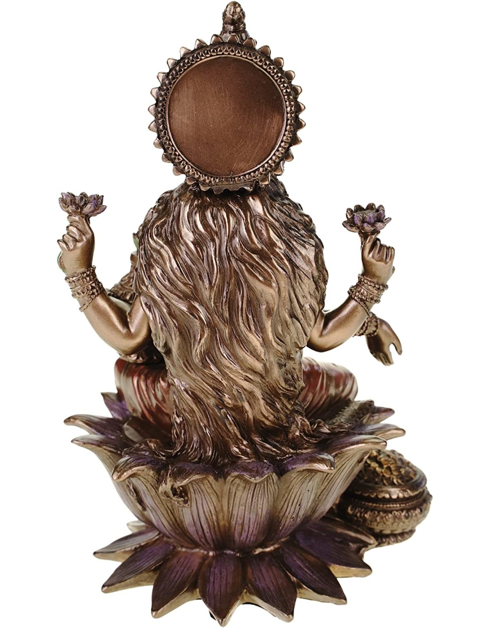 Veronese Design Giftware Figurines Collectables - Lakshmi Hindu Goddess Veronese Design