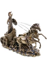 Veronese Design Giftware Figurines Collectables - Athena Riding on Chariot statue Veronese Design