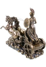 Veronese Design Giftware Beelden Collectables  - Athene Rijdt Strijdwagen beeld Veronese Design