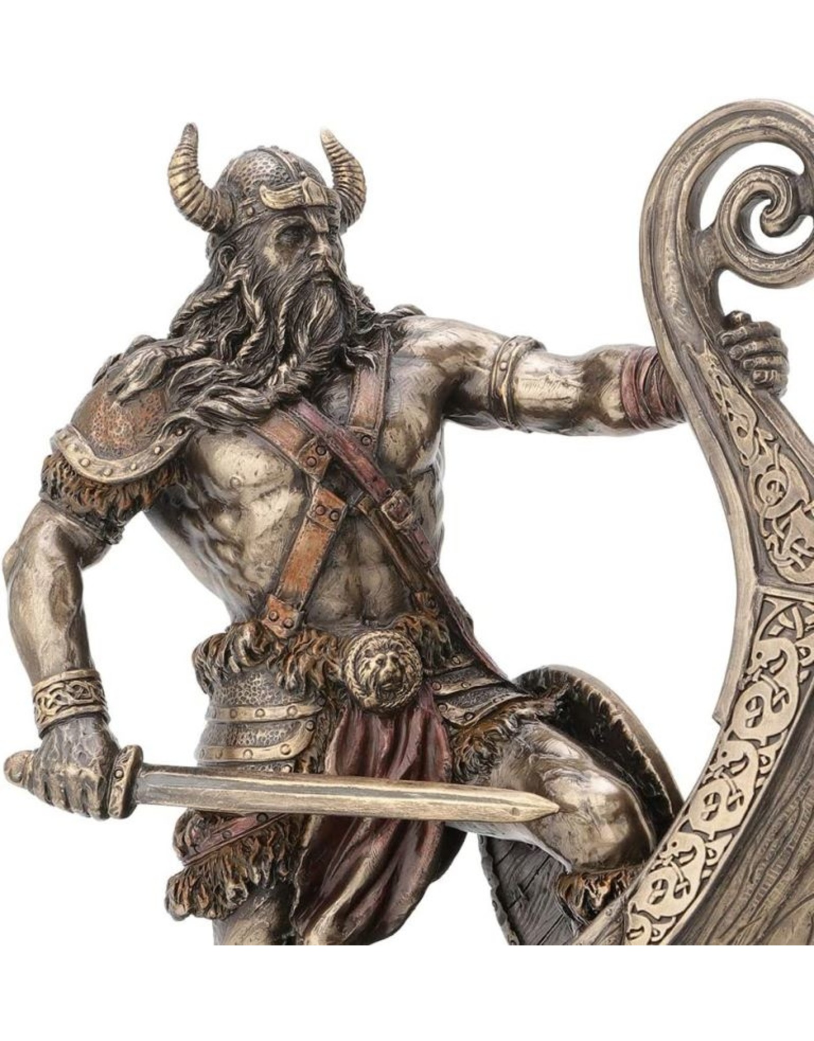 Veronese Design Giftware & Lifestyle - Viking Standing on the Prow of Viking Sloop - Veronese Design