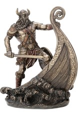 Veronese Design Giftware & Lifestyle - Viking Standing on the Prow of Viking Sloop - Veronese Design