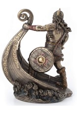 Veronese Design Giftware & Lifestyle - Viking Standing on the Prow of Viking Sloop - Veronese Design