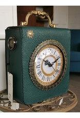 Magic Bags Retro tassen Vintage tassen - Retro Handtas met Echt Werkende Klok en Borduurwerk