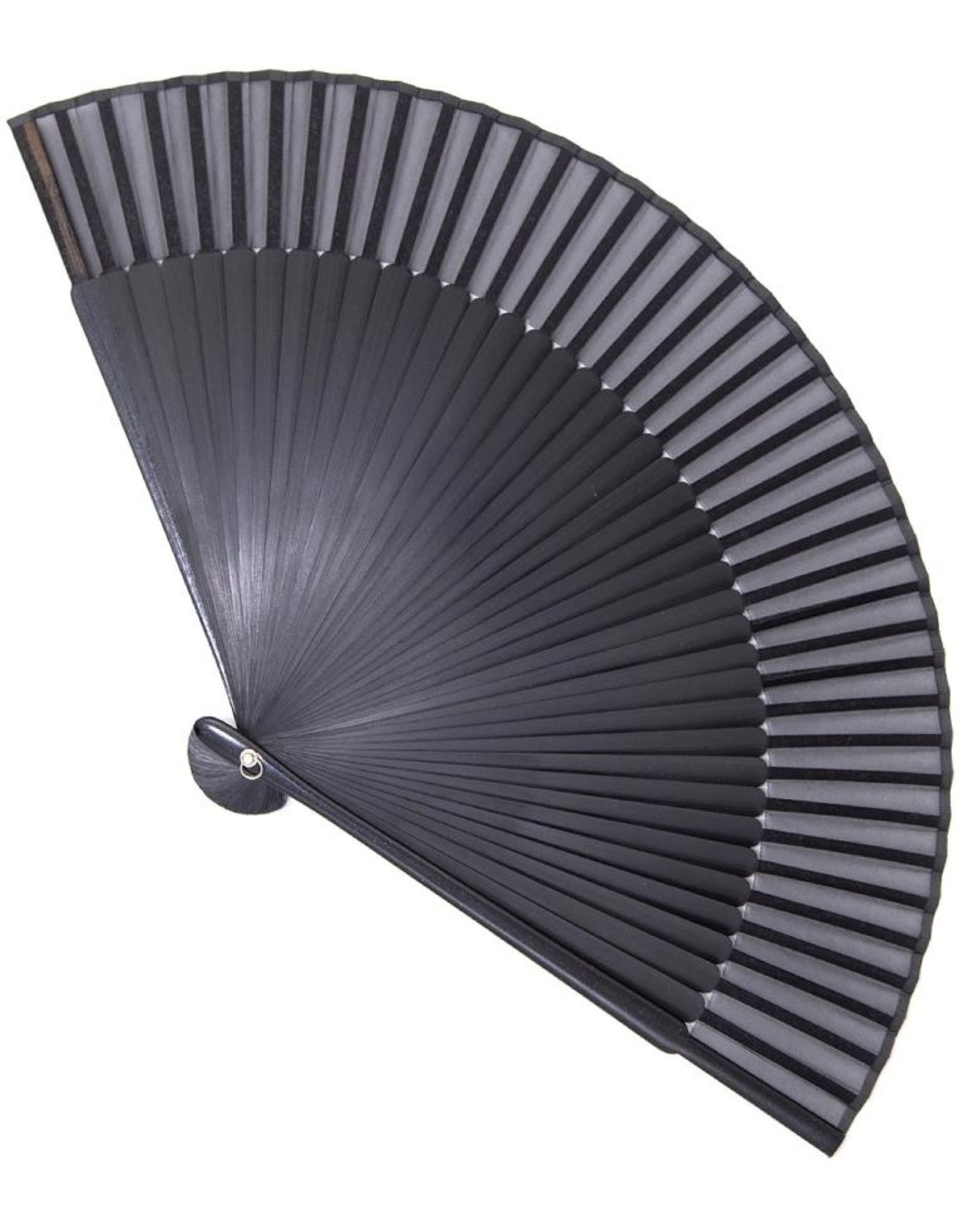 Banned Gothic Steampunk accessories - Victorian Fan with Bamboo Frame black