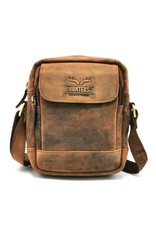 Hunters Leather bags - Hunters shoulder bag crossbody small brown