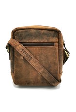 Hunters Leather bags - Hunters shoulder bag crossbody small brown