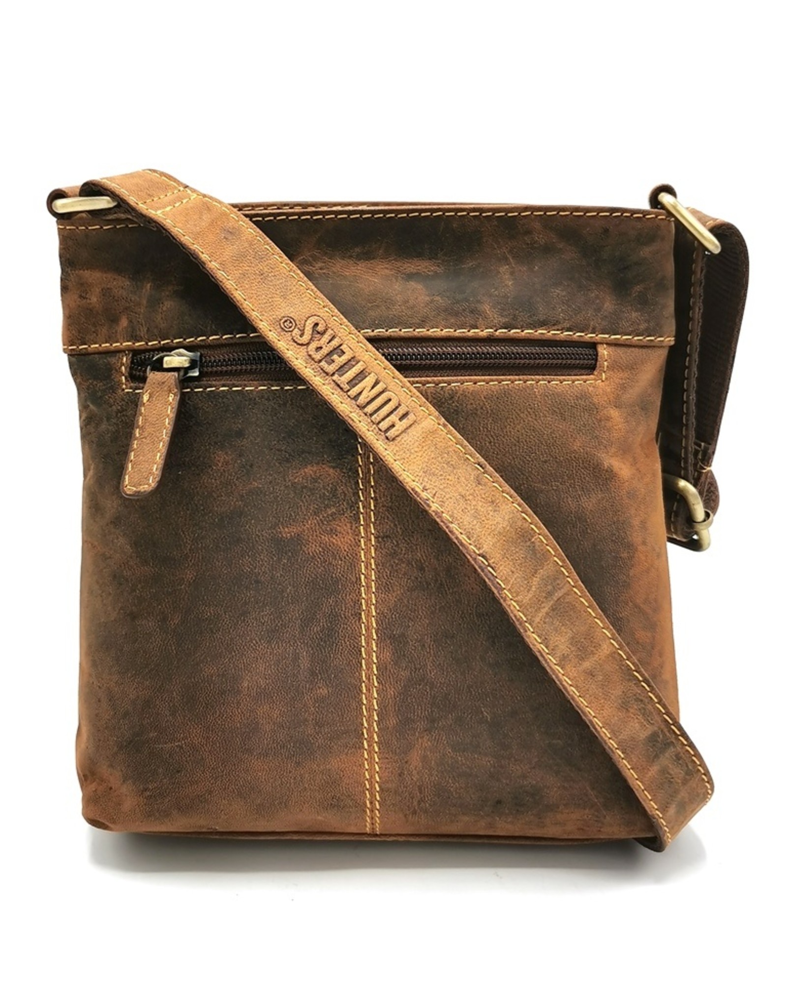 Hunters Leather bags - Hunters leather shoulder bag brown