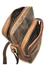 Hunters Leather shoulder bags Leather crossbody bags - Hunters crossbody Buffalo leather rectangle medium