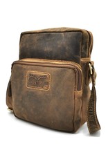 Hunters Leather shoulder bags Leather crossbody bags - Hunters crossbody Buffalo leather rectangle medium