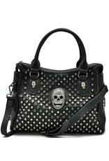 Dark Desire Gothic bags Steampunk bags - Gothic Handbag with metal Skulls and Studs