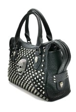 Dark Desire Gothic bags Steampunk bags - Gothic Handbag with metal Skulls and Studs